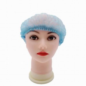 Big Discount China Disposable Nonwoven Dry Shampoo Mob Cap for Patient Use PP Single Elastic Cover Cap